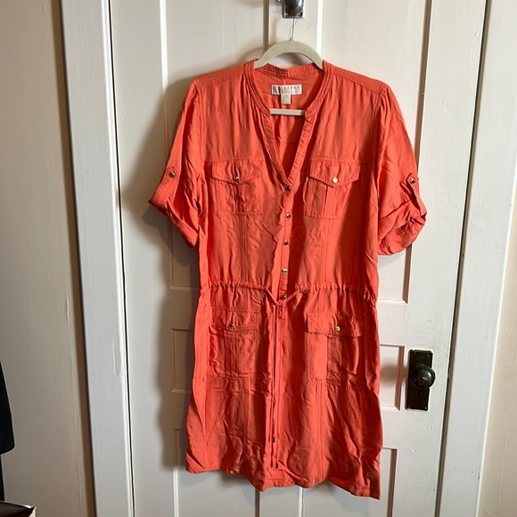 Michael Kors Orange Dress - Picture 1 of 2